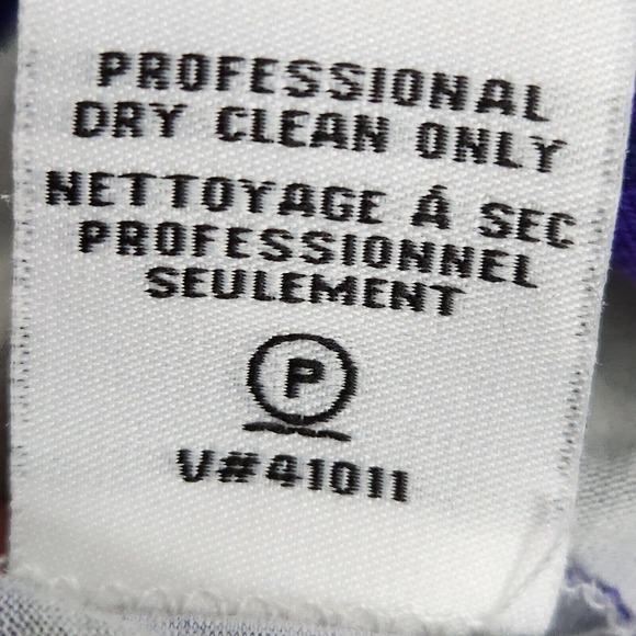 Diane Von Furstenberg Purple & Black Print Viscose Jersey Shift Dress Size 2 - Picture 12 of 12